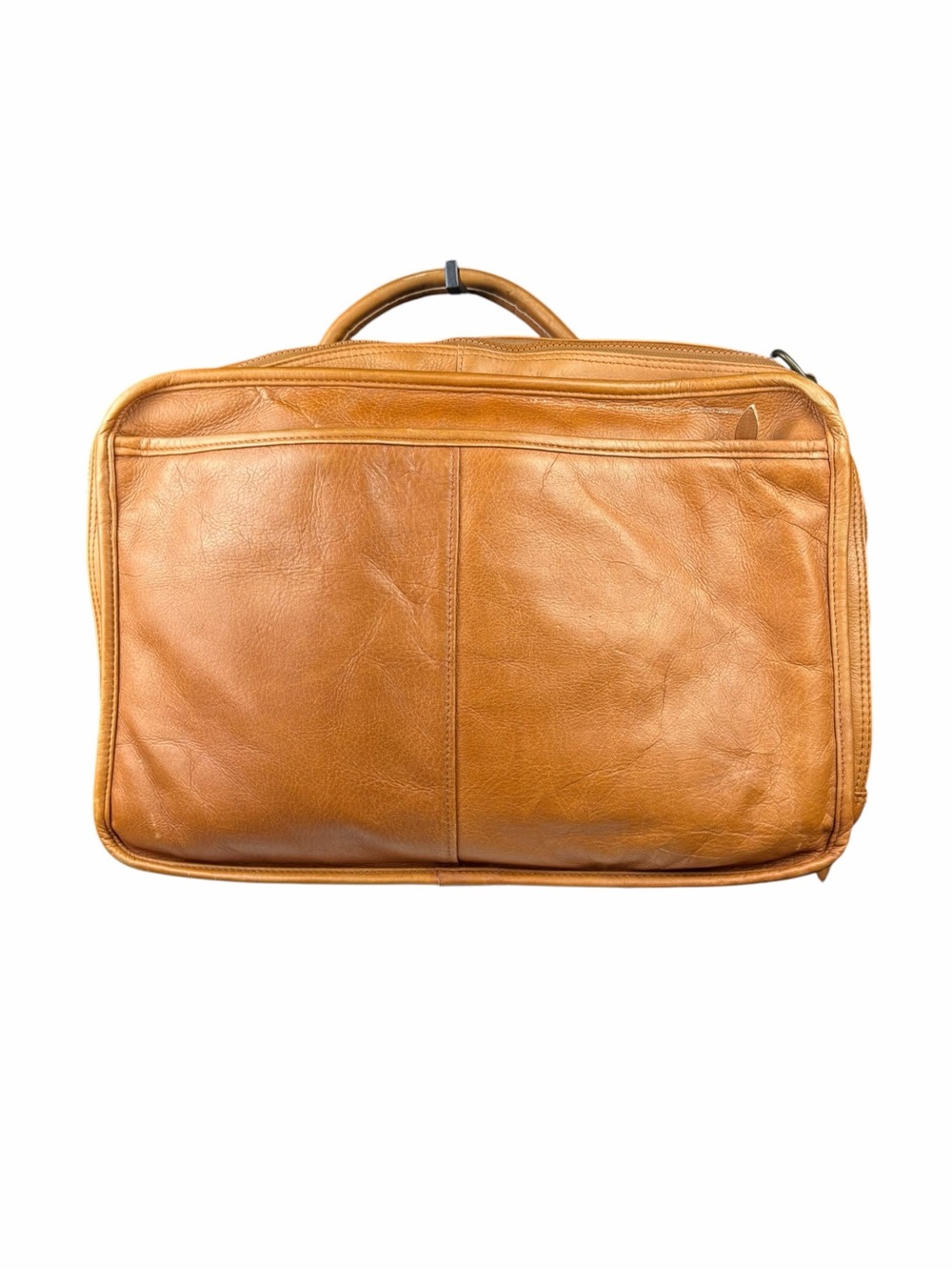 Briefcase Leather Bag Laptop Satchel Bookbag Handbag Urban Forest Academia VTG